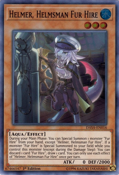 Image for Helmer, Helmsman Fur Hire (DASA-EN016) (DASA) - YuGiOh