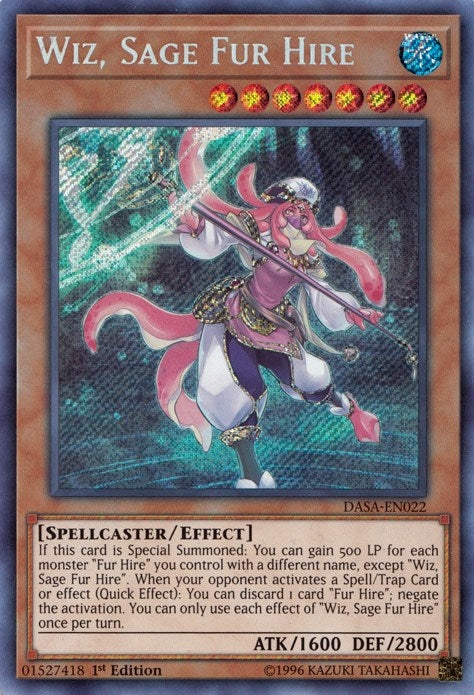 Image for Wiz, Sage Fur Hire (DASA-EN022) (DASA) - YuGiOh