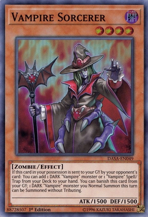 Image for Vampire Sorcerer (DASA-EN049) (DASA) - YuGiOh