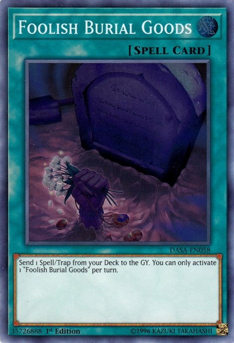 Image for Foolish Burial Goods (DASA-EN058) (DASA) - YuGiOh