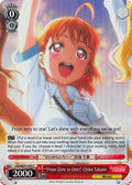 Image for "From Zero to One!" Chika Takami (Parallel Foil) (LSS/WE27-E29 C) (Love Live! Sunshine!! Extra Booster) - Weiss Schwarz