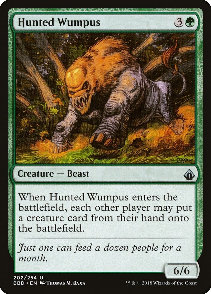 Image for Hunted Wumpus (202) (Battlebond) - Magic: The Gathering
