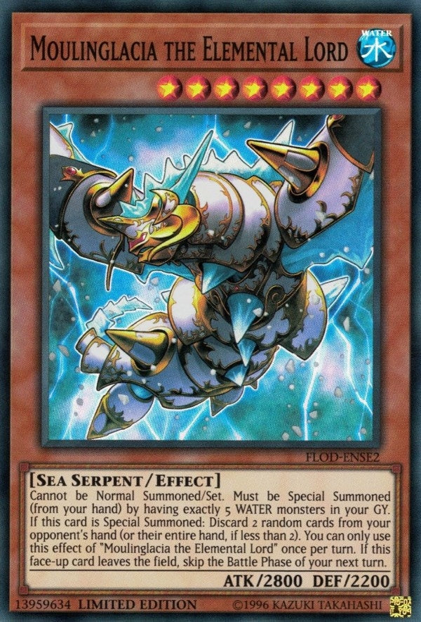 Image for Moulinglacia the Elemental Lord (FLOD-ENSE2) (FLOD) - YuGiOh