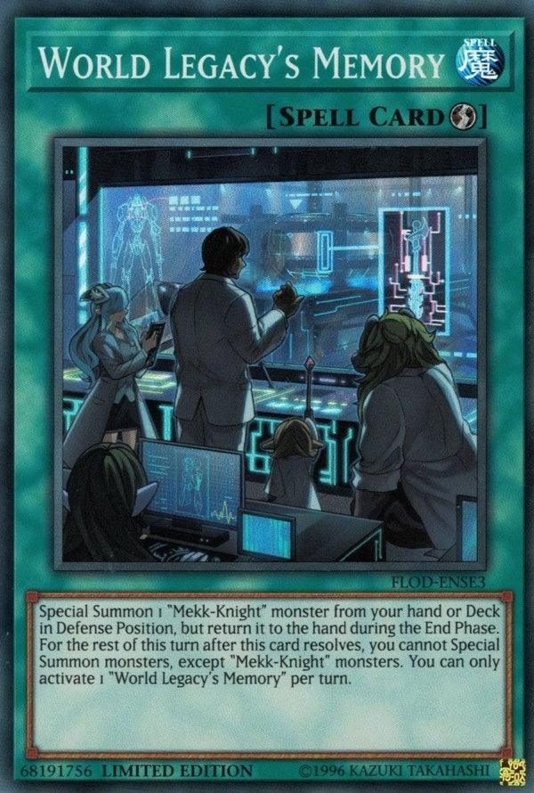 Image for World Legacy's Memory (FLOD-ENSE3) (FLOD) - YuGiOh