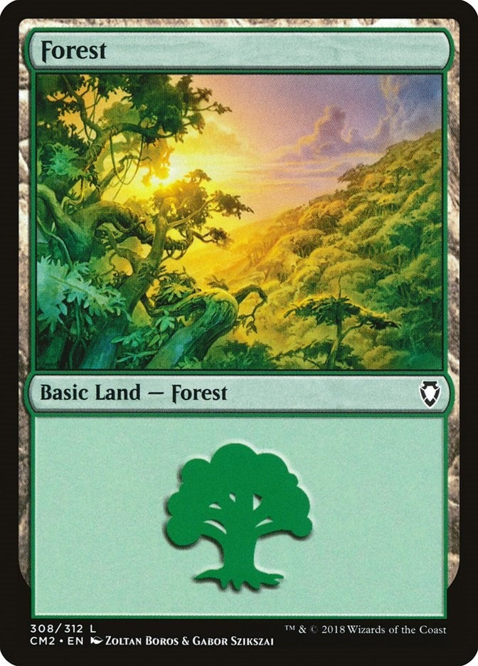 Image for Forest (308) (308) (Commander Anthology Volume II) - Magic: The Gathering