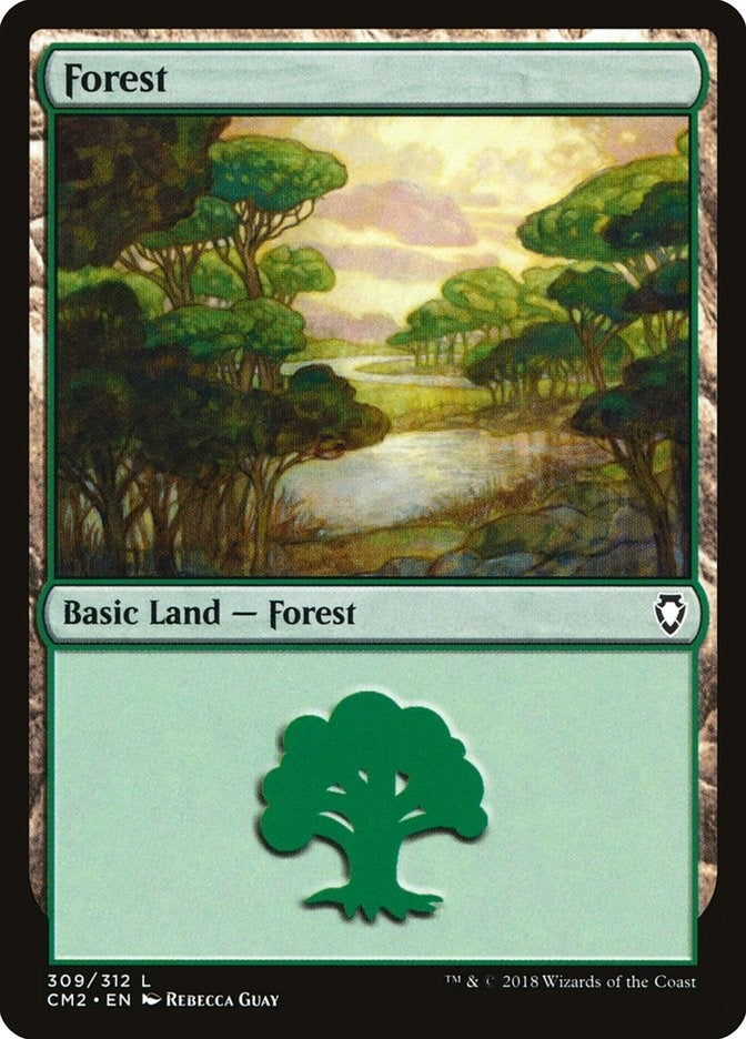 Image for Forest (309) (309) (Commander Anthology Volume II) - Magic: The Gathering