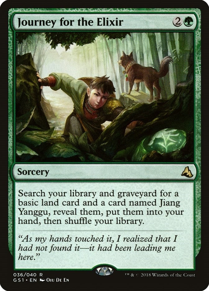 Image for Journey for the Elixir (36) (Global Series Jiang Yanggu & Mu Yanling) - Magic: The Gathering