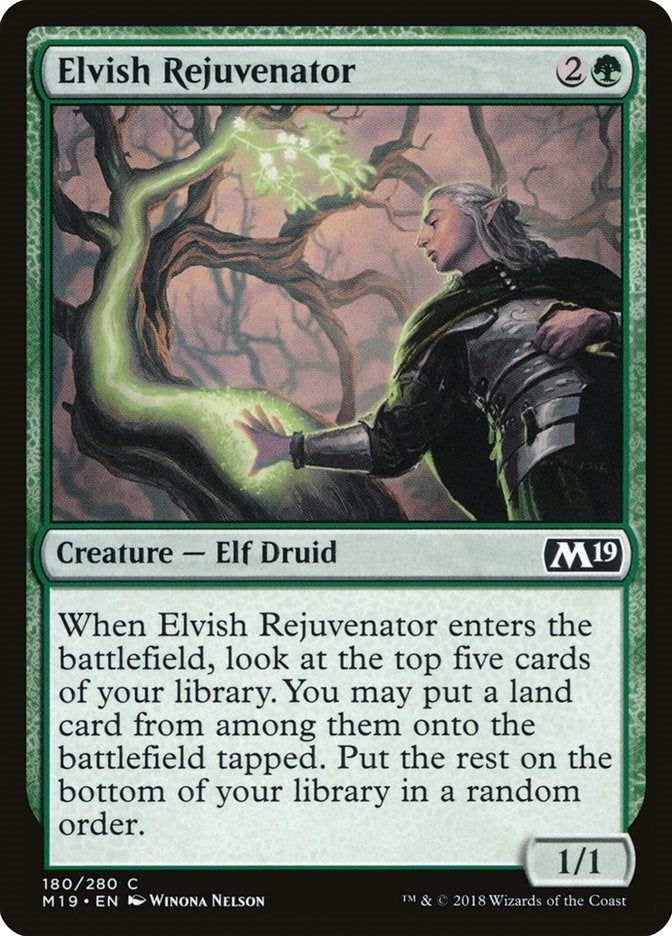 Image for Elvish Rejuvenator (180) (Core Set 2019) - Magic: The Gathering