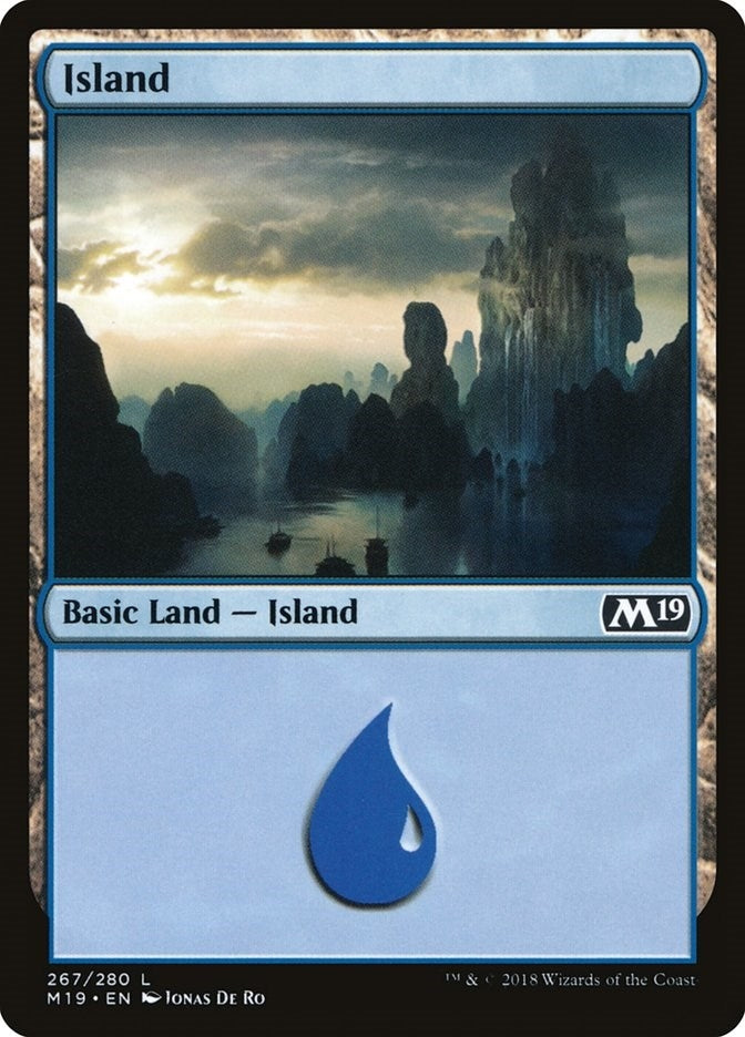 Image for Island (267) (267) (Core Set 2019) - Magic: The Gathering