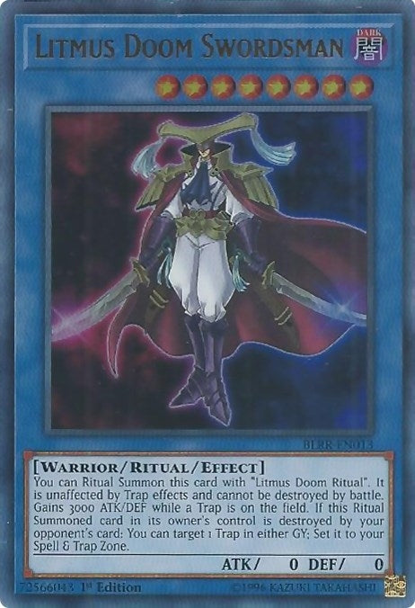 Image for Litmus Doom Swordsman (BLRR-EN013) (BLRR) - YuGiOh