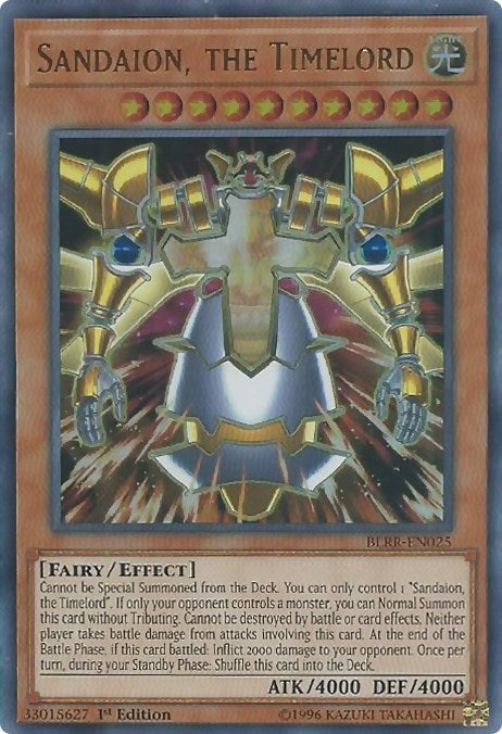 Image for Sandaion, the Timelord (BLRR-EN025) (BLRR) - YuGiOh