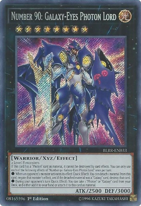 Image for Number 90: Galaxy-Eyes Photon Lord (BLRR-EN033) (BLRR) - YuGiOh