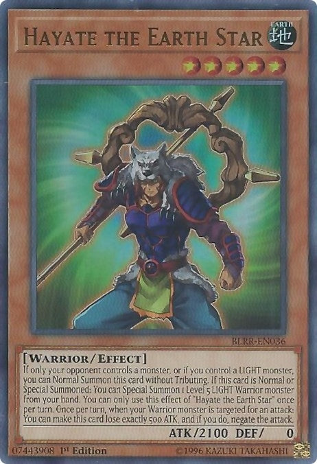 Image for Hayate the Earth Star (BLRR-EN036) (BLRR) - YuGiOh