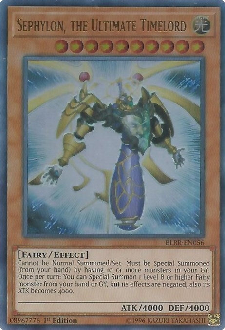 Image for Sephylon, the Ultimate Timelord (BLRR-EN056) (BLRR) - YuGiOh