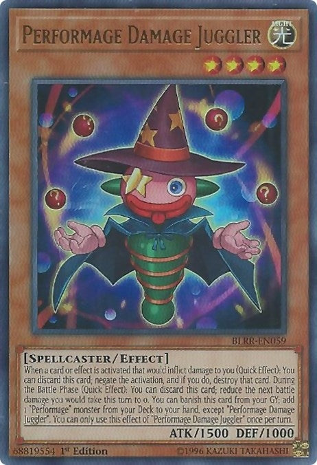 Image for Performage Damage Juggler (BLRR-EN059) (BLRR) - YuGiOh
