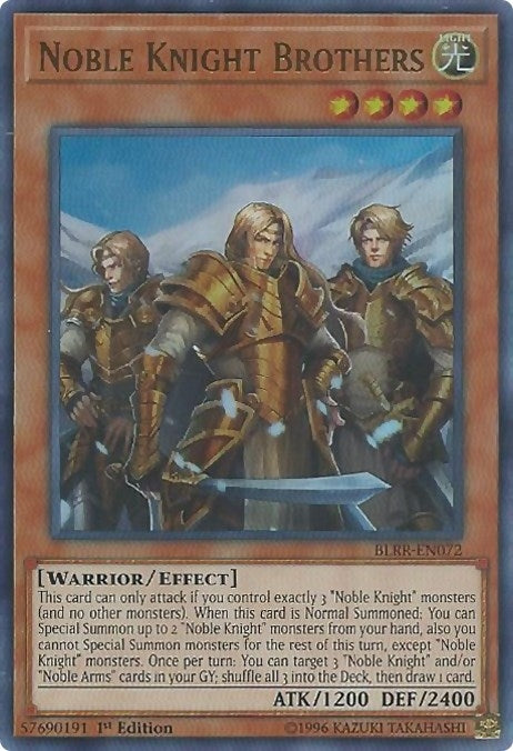 Image for Noble Knight Brothers (BLRR-EN072) (BLRR) - YuGiOh