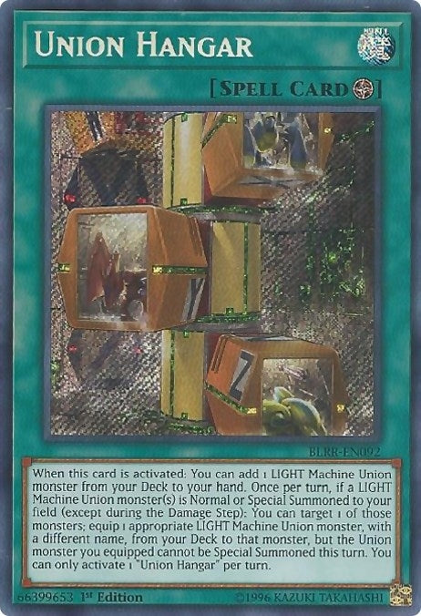 Image for Union Hangar (BLRR-EN092) (BLRR) - YuGiOh