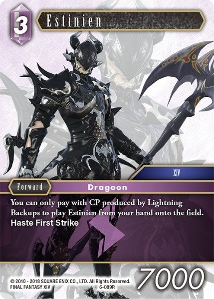 Image for Estinien (XIV) (6-089R) (Opus VI) - Final Fantasy TCG
