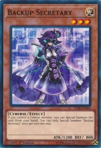 Image for Backup Secretary (YS18-EN008) (YS18) - YuGiOh