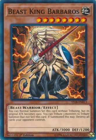 Image for Beast King Barbaros (YS18-EN013) (YS18) - YuGiOh