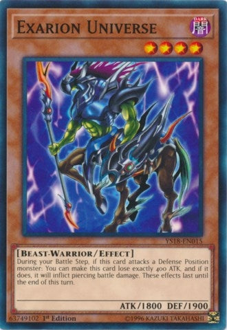 Image for Exarion Universe (YS18-EN015) (YS18) - YuGiOh