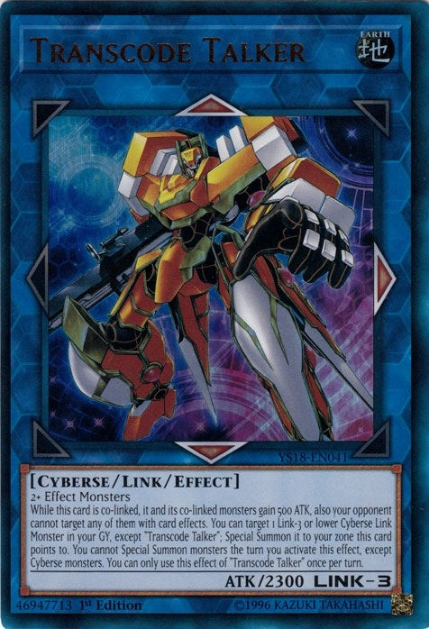 Image for Transcode Talker (YS18-EN041) (YS18) - YuGiOh