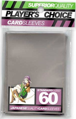 Image for Player's Choice Standard Card Sleeves - Silver (60-Pack) - Card Sleeves