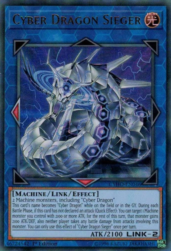Image for Cyber Dragon Sieger (CYHO-EN046) (CYHO) - YuGiOh