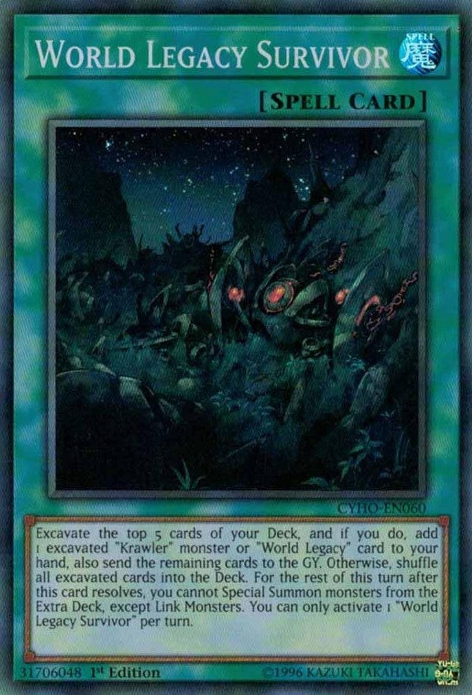 Image for World Legacy Survivor (CYHO-EN060) (CYHO) - YuGiOh