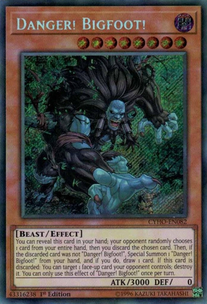 Image for Danger! Bigfoot! (CYHO-EN082) (CYHO) - YuGiOh