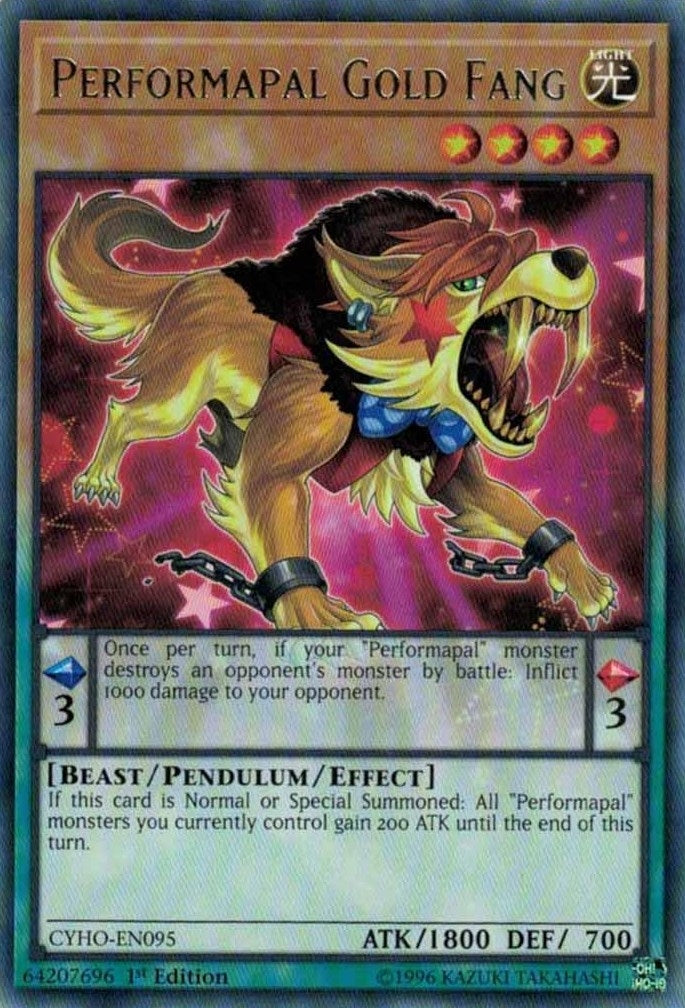Image for Performapal Gold Fang (CYHO-EN095) (CYHO) - YuGiOh