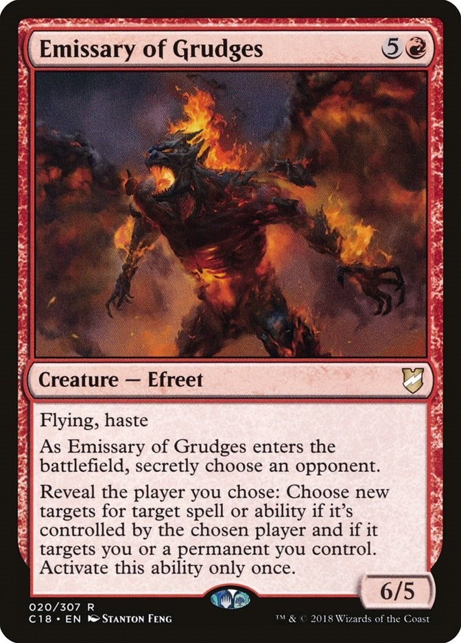 Image for Emissary of Grudges (20) (Commander 2018) - Magic: The Gathering