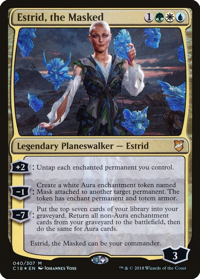 Image for Estrid, the Masked (40) (Commander 2018) - Magic: The Gathering