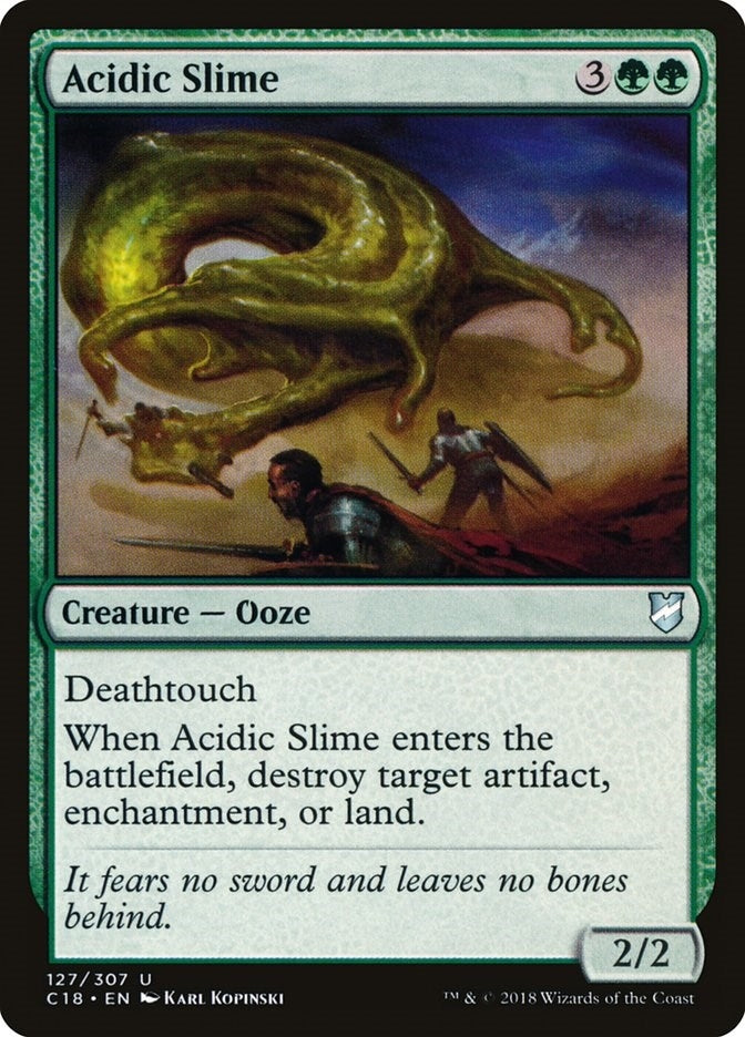 Image for Acidic Slime (127) (Commander 2018) - Magic: The Gathering