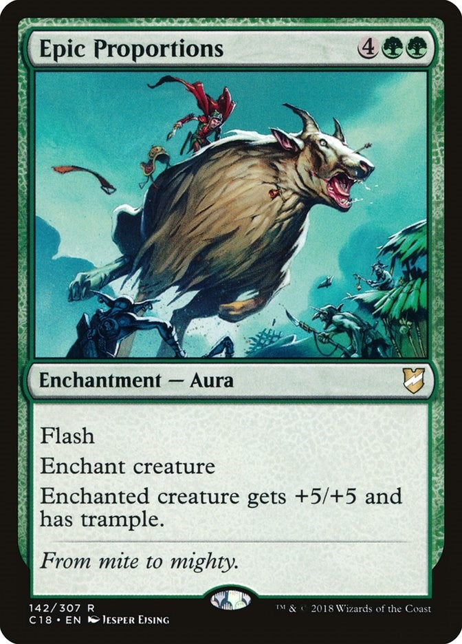 Image for Epic Proportions (142) (Commander 2018) - Magic: The Gathering