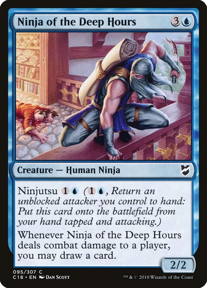 Image for Ninja of the Deep Hours (95) (Commander 2018) - Magic: The Gathering