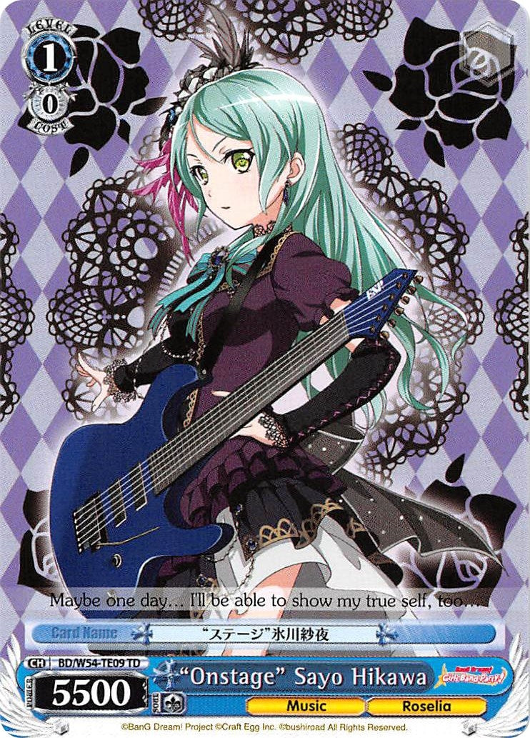Image for "Onstage" Sayo Hikawa (BD/W54-TE09 TD) (BanG Dream! Girls Band Party!) - Weiss Schwarz