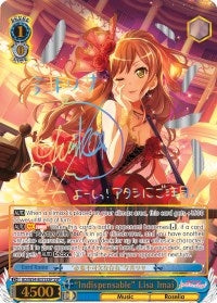 Image for "Indispensable" Lisa Imai (SSP) (BD/W54-E073SSP SSP) (BanG Dream! Girls Band Party!) - Weiss Schwarz