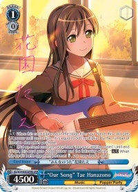 Image for "Our Song" Tae Hanazono (B) (SPM) (BD/W54-E085SPMb SPM) (BanG Dream! Girls Band Party!) - Weiss Schwarz