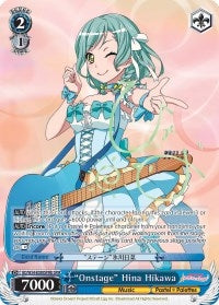 Image for "Onstage" Hina Hikawa (B) (SPM) (BD/W54-E088SPMb SPM) (BanG Dream! Girls Band Party!) - Weiss Schwarz