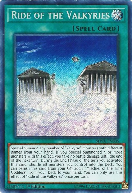 Image for Ride of the Valkyries (SHVA-EN006) (SHVA) - YuGiOh