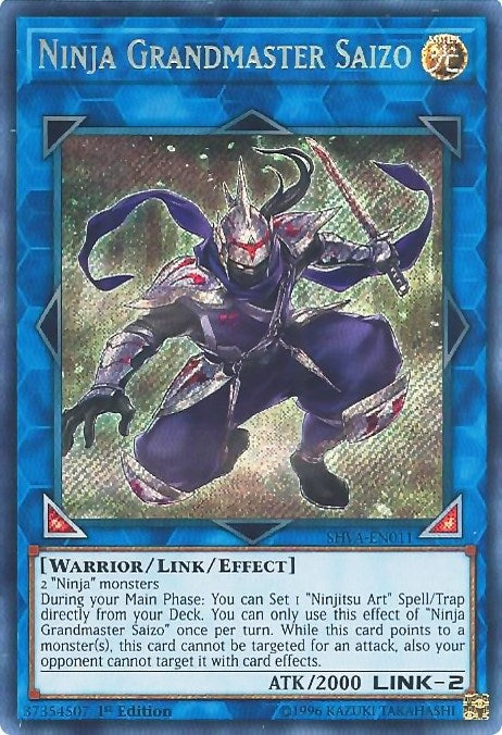Image for Ninja Grandmaster Saizo (SHVA-EN011) (SHVA) - YuGiOh