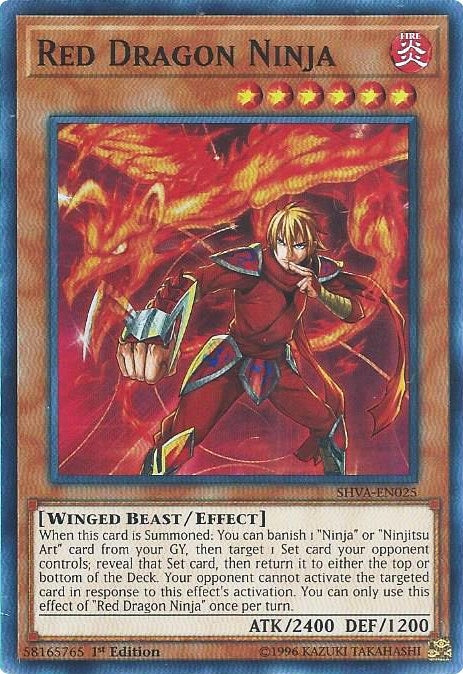 Image for Red Dragon Ninja (SHVA-EN025) (SHVA) - YuGiOh