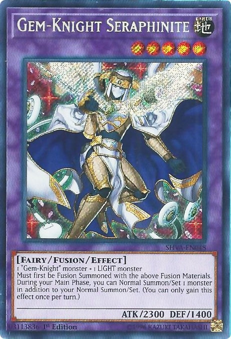 Image for Gem-Knight Seraphinite (SHVA-EN048) (SHVA) - YuGiOh
