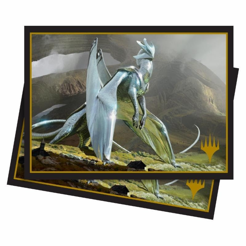 Image for Elder Dragon: Chromium, the Mutable Standard Deck Protector sleeves for Magic (100-Pack) - Card Sleeves