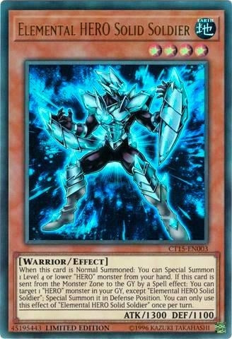 Image for Elemental HERO Solid Soldier (CT15-EN003) (CT15) - YuGiOh