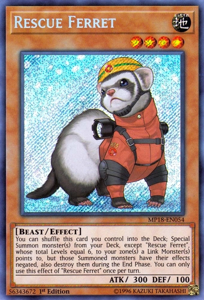 Image for Rescue Ferret (MP18-EN054) (MP18) - YuGiOh