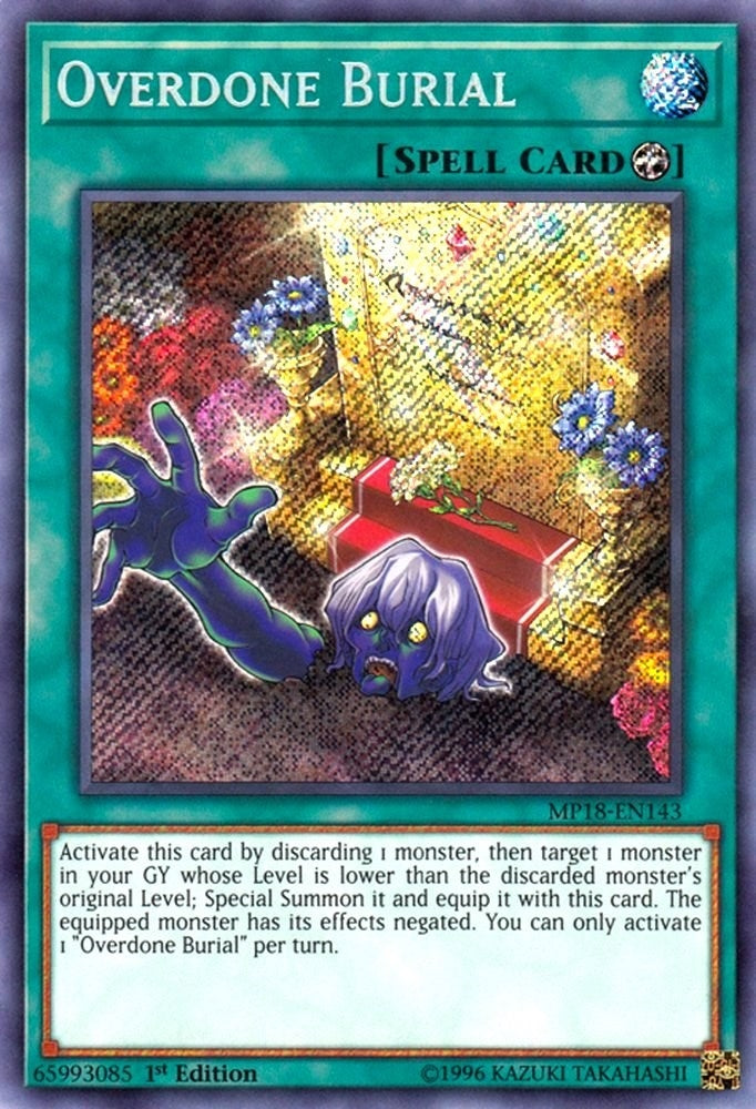 Image for Overdone Burial (MP18-EN143) (MP18) - YuGiOh