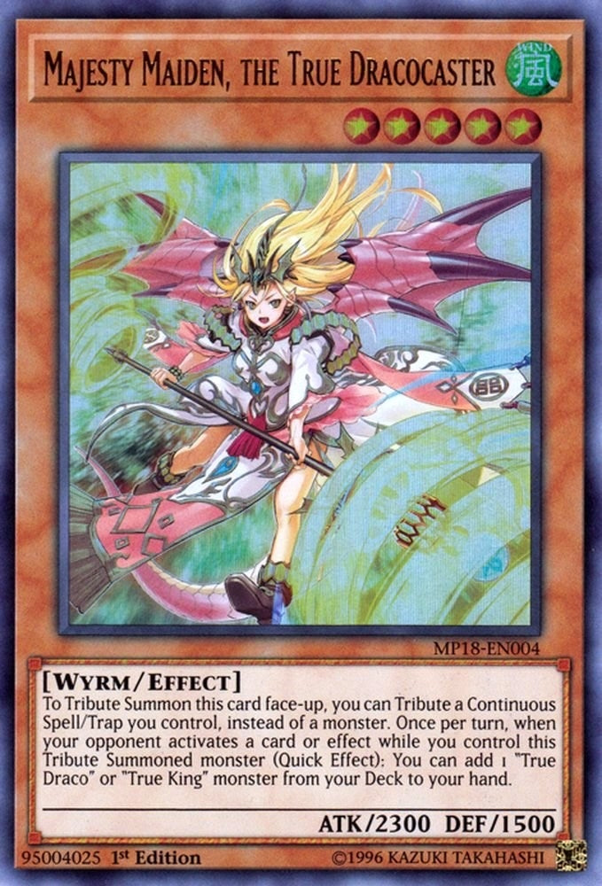Image for Majesty Maiden, the True Dracocaster (MP18-EN004) (MP18) - YuGiOh