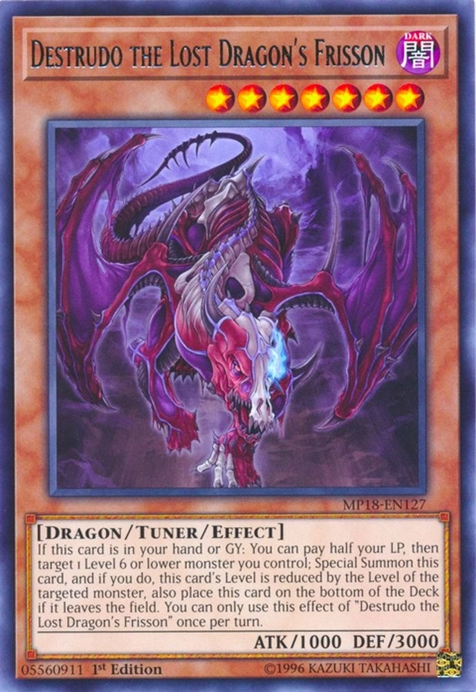 Image for Destrudo the Lost Dragon's Frisson (MP18-EN127) (MP18) - YuGiOh